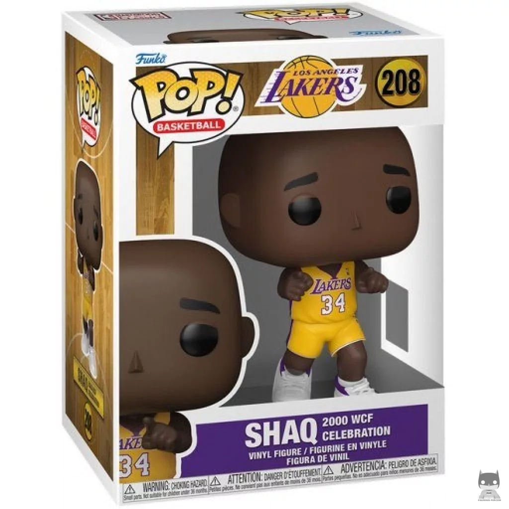 Figura Funko Pop! Shaq celebración de las Finales de Conferencia de 2000 en su caja