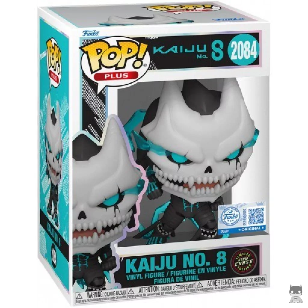Figura Funko Pop! Kaiju No. 8 (Chase & Brilla en la oscuridad) en su caja