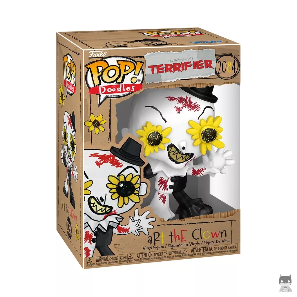 Figura Funko Pop! Art el Payaso (Garabatos) en su caja