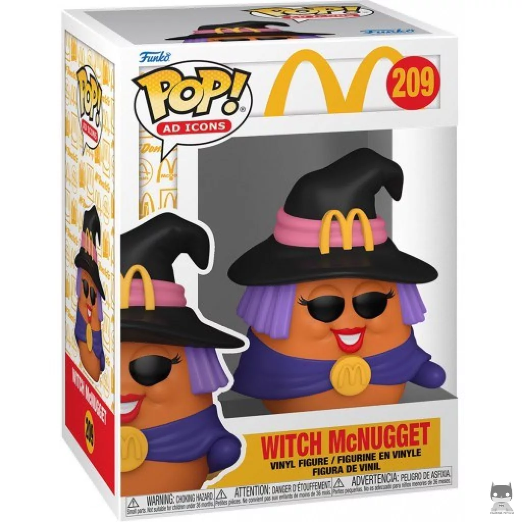 Figura Funko Pop! McNugget bruja en su caja