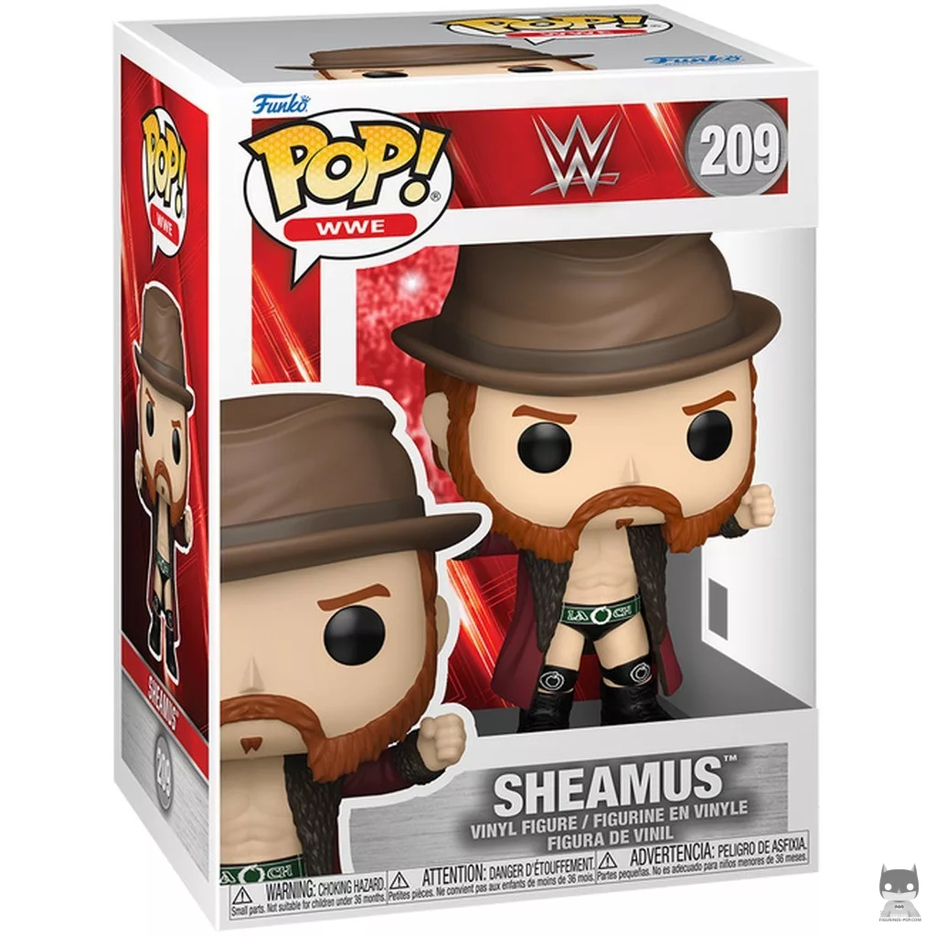 Figura Funko Pop! Sheamus en su caja