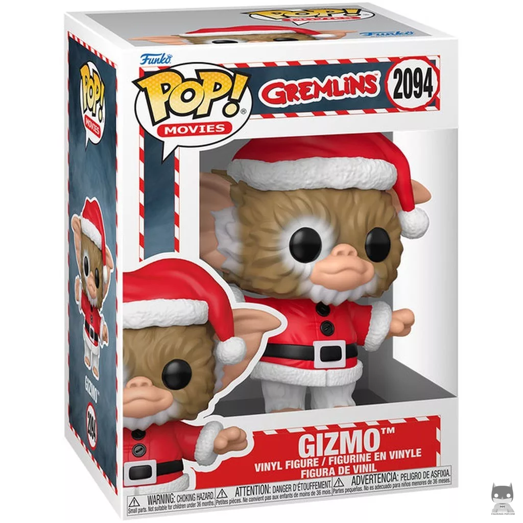 Figura Funko Pop! Gizmo (Abrigo de Papá Noel) en su caja