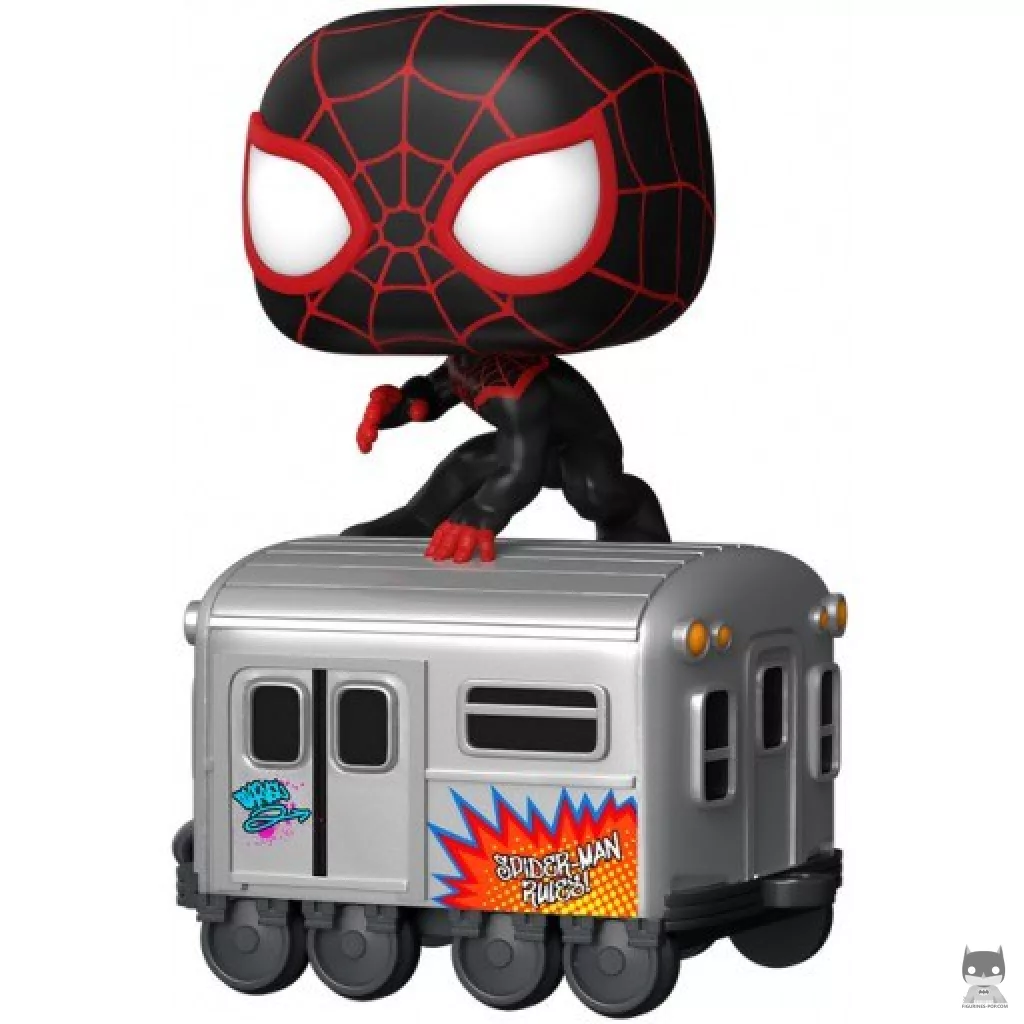 Figura Funko Pop! Miles Morales en un vagón de metro (Disney 100)