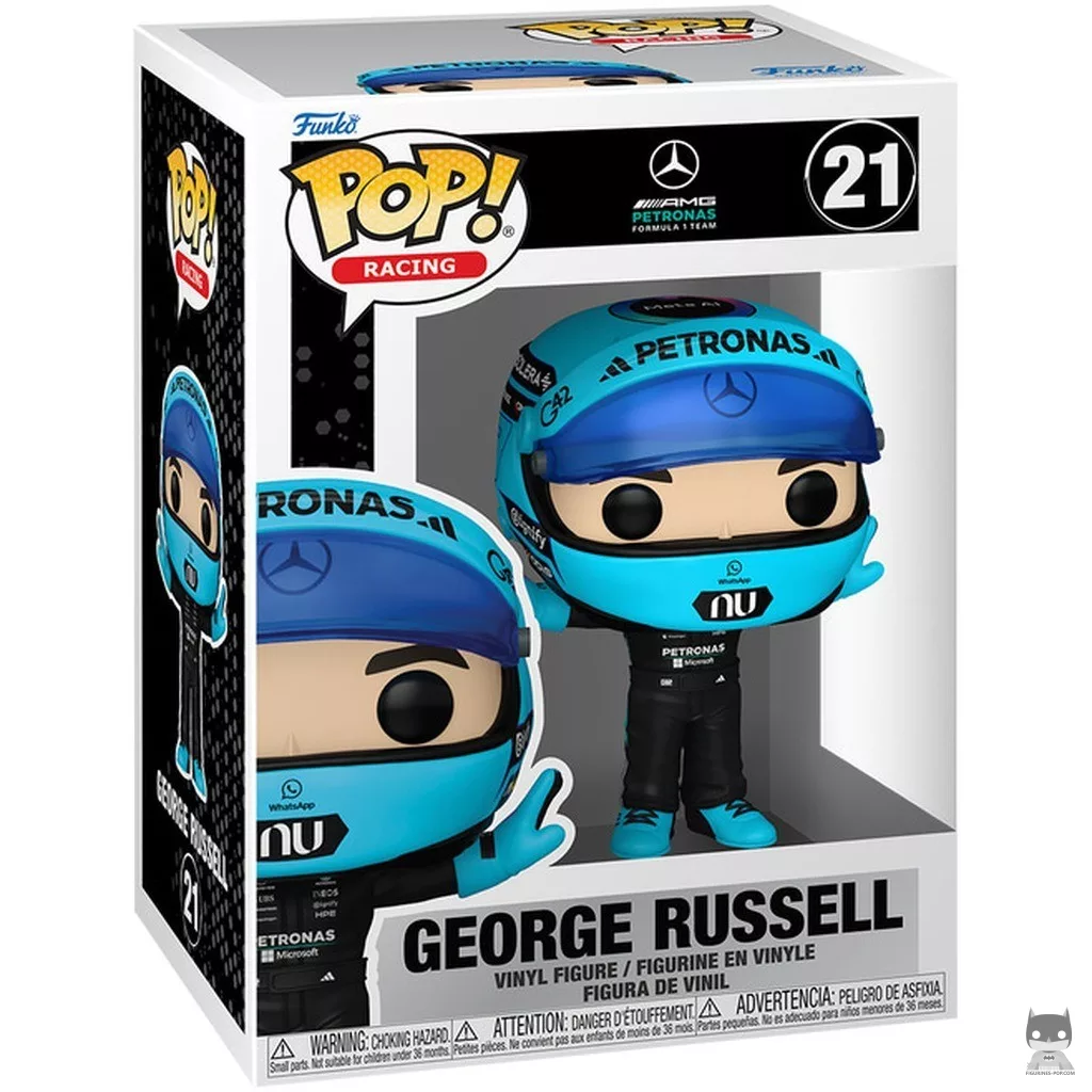 Figura Funko Pop! George Russell en su caja