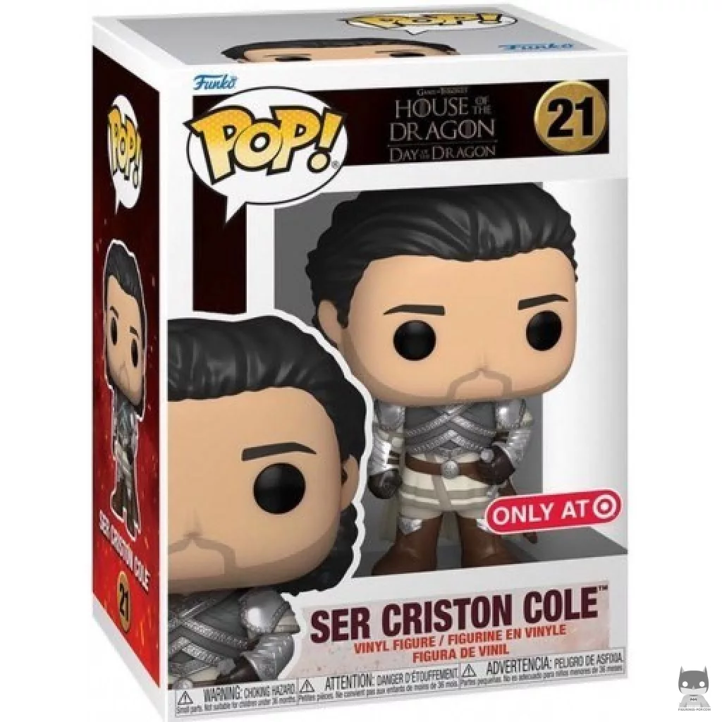 Figura Funko Pop! Ser Criston Cole (La casa del dragón: Day of the Dragon (Juego de tronos))