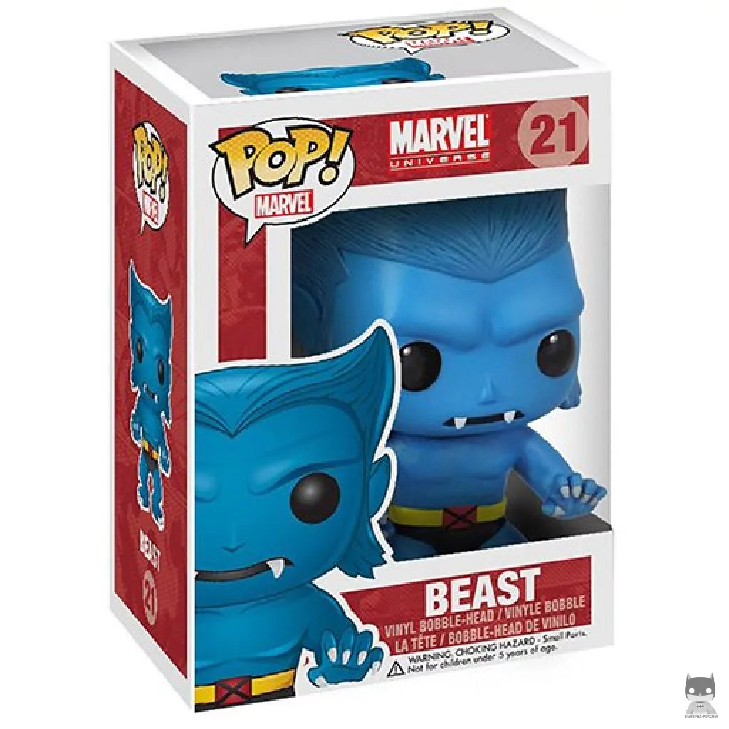 Figura Funko Pop! Bestia en su caja