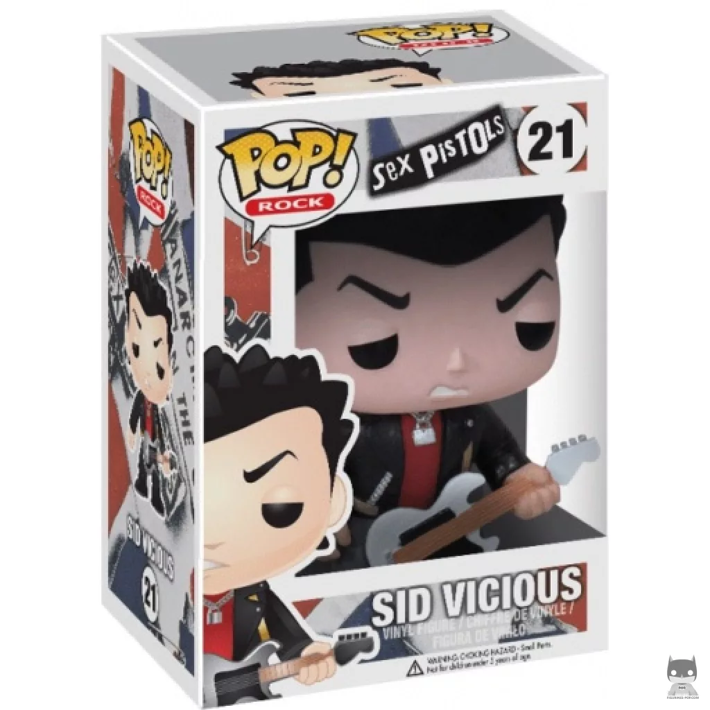 Figura Funko Pop! Sid Vicious en su caja