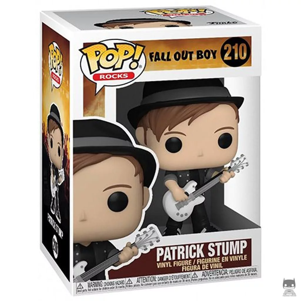 Figura Funko Pop! Patrick Stump en su caja