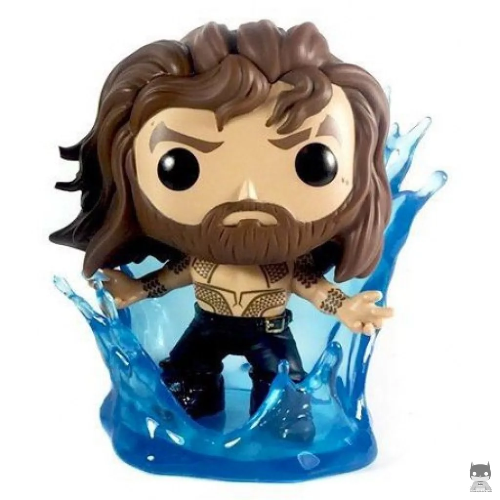 Figura Funko Pop! Aquaman sin camiseta (Liga de la Justicia (película))