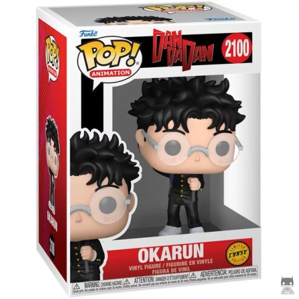 Figura Funko Pop! Okarun (Transformado) (Chase) en su caja