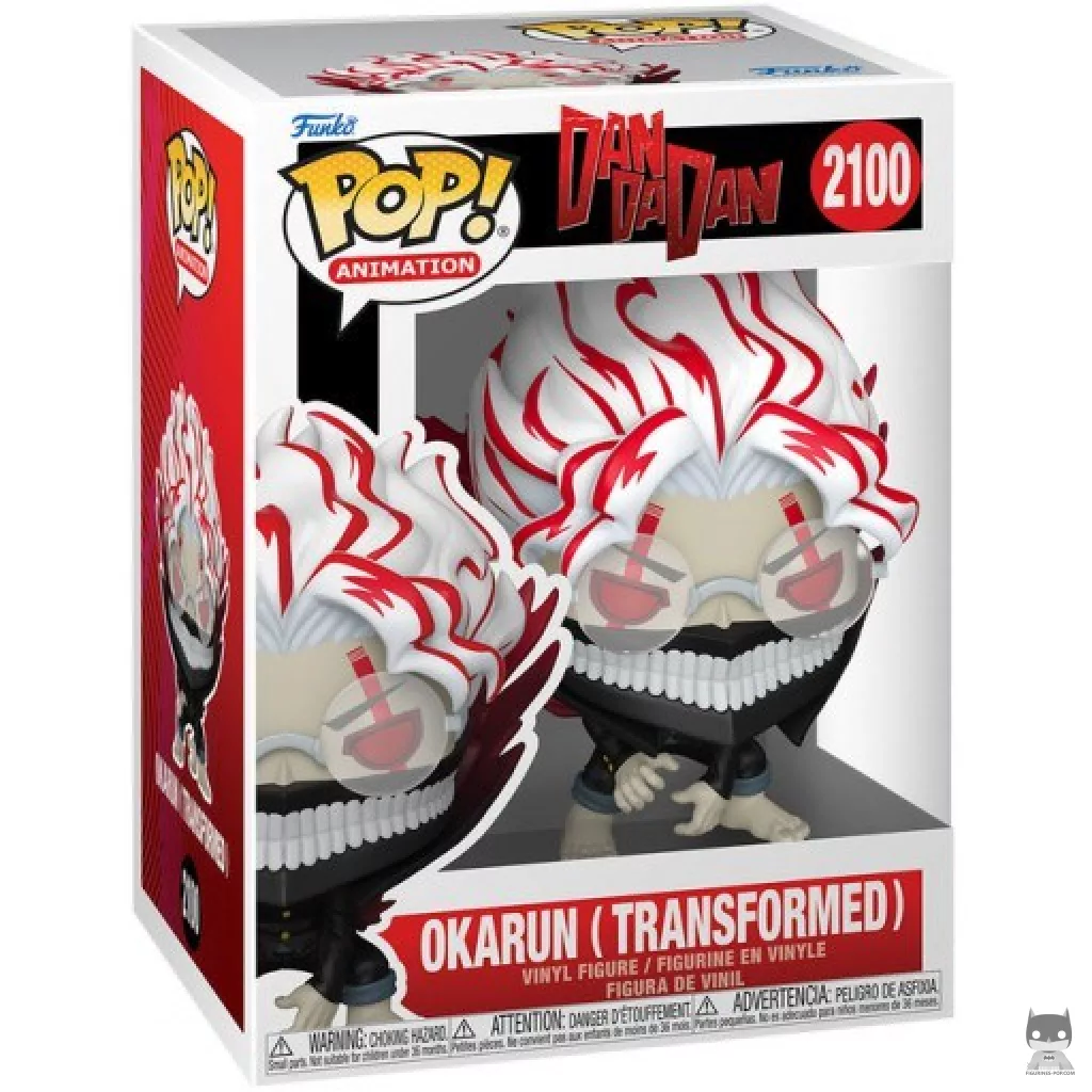Figura Funko Pop! Okarun (Transformado) en su caja