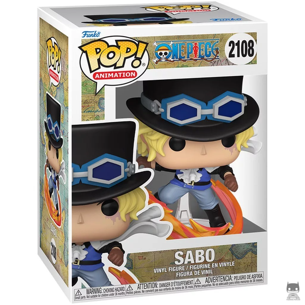 Figura Funko Pop! Sabo en su caja