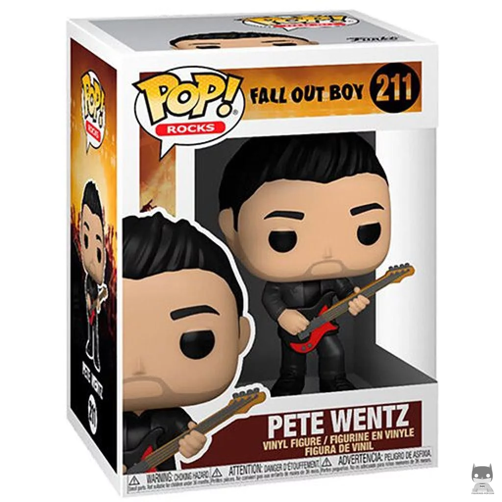 Figura Funko Pop! Pete Wentz en su caja