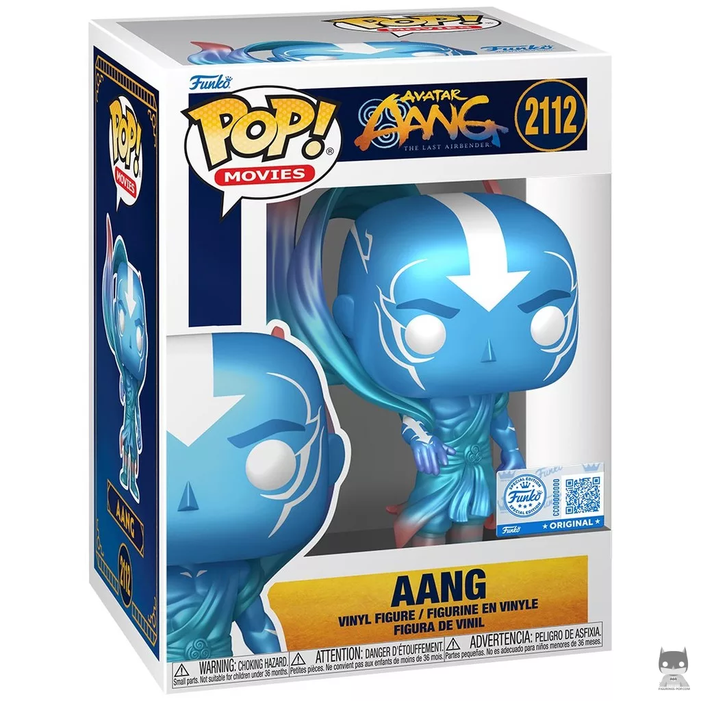 Figura Funko Pop! Aang (Estado Avatar) en su caja