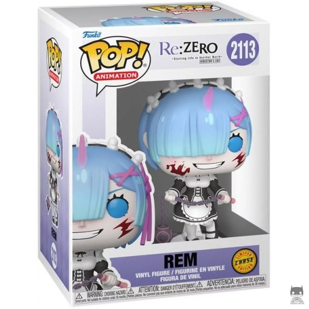 Figura Funko Pop! Rem (Chase) en su caja