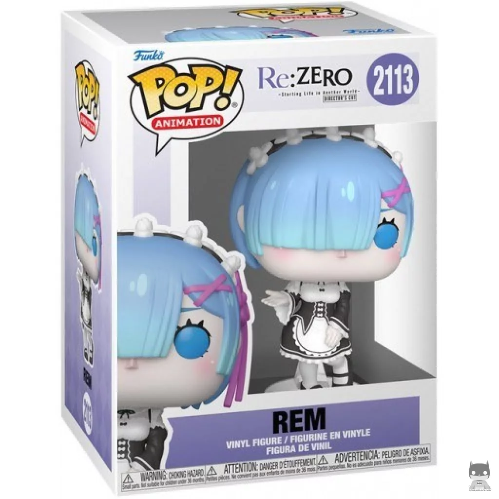 Figura Funko Pop! Rem en su caja