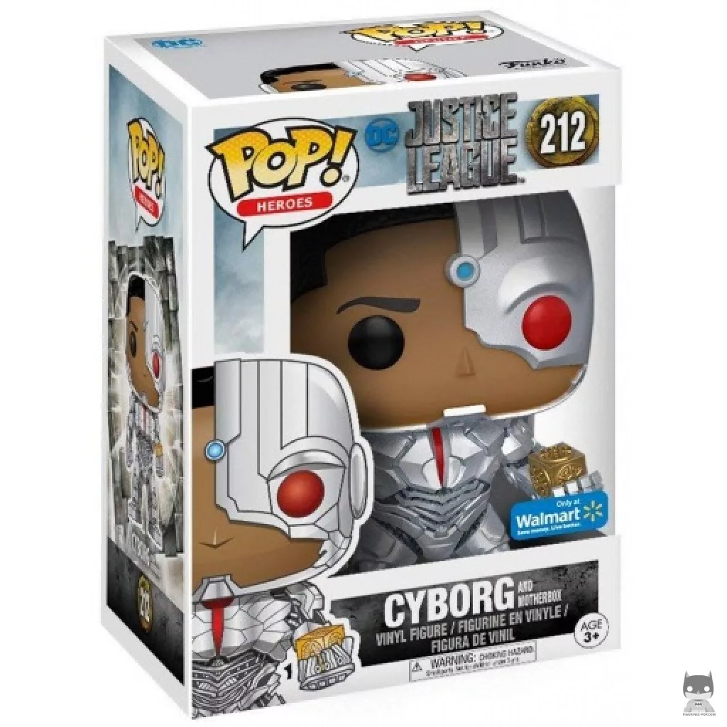 Figura Funko Pop! Cyborg con la Caja Madre en su caja