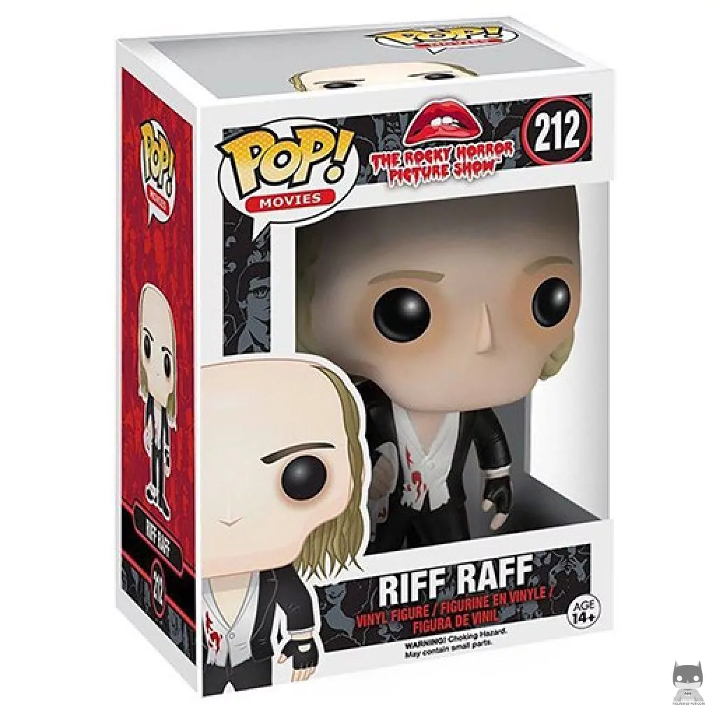 Figura Funko Pop! Riff Raff en su caja