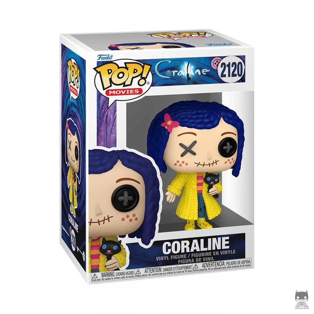 Figura Funko Pop! Coraline (Patchwork) en su caja