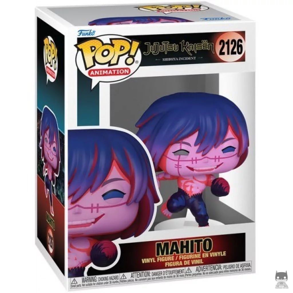 Figura Funko Pop! Mahito en su caja