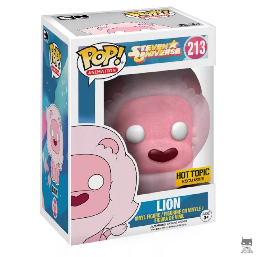 Figura Funko Pop! Lion (Flocado) en su caja