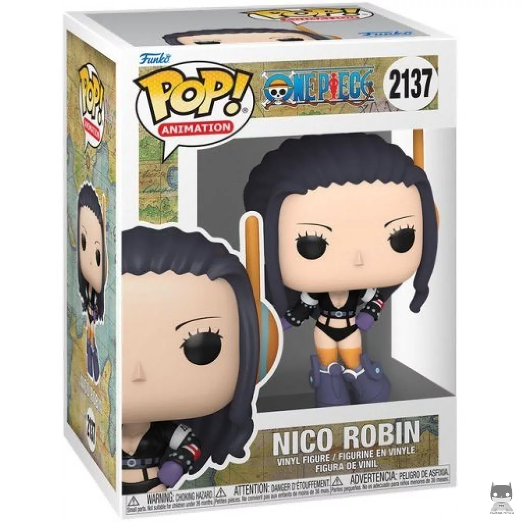 Figura Funko Pop! Nico Robin (Egghead) en su caja