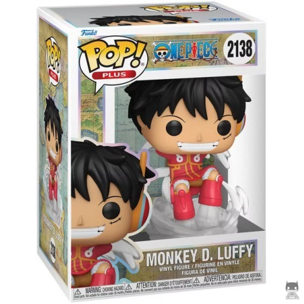 Figura Funko Pop! Monkey D. Luffy (Egghead) en su caja