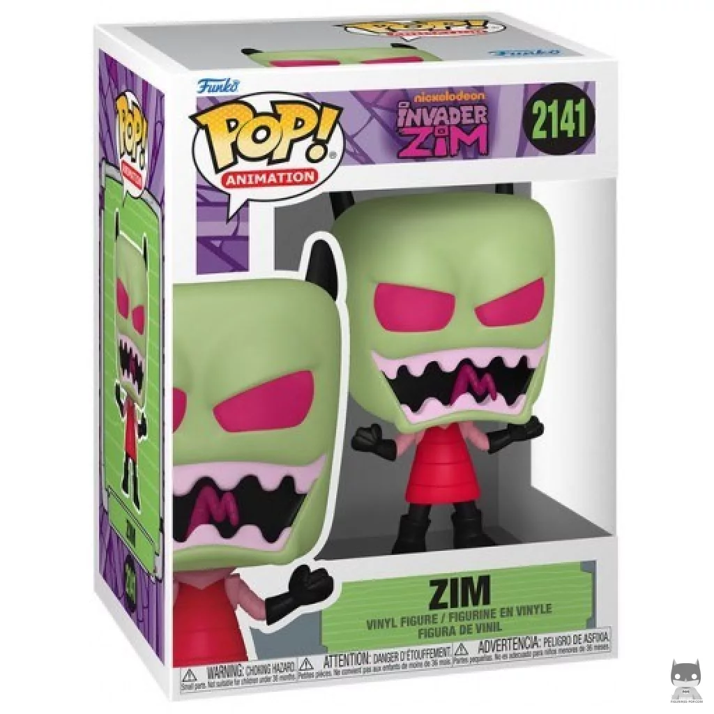 Figura Funko Pop! Zim en su caja