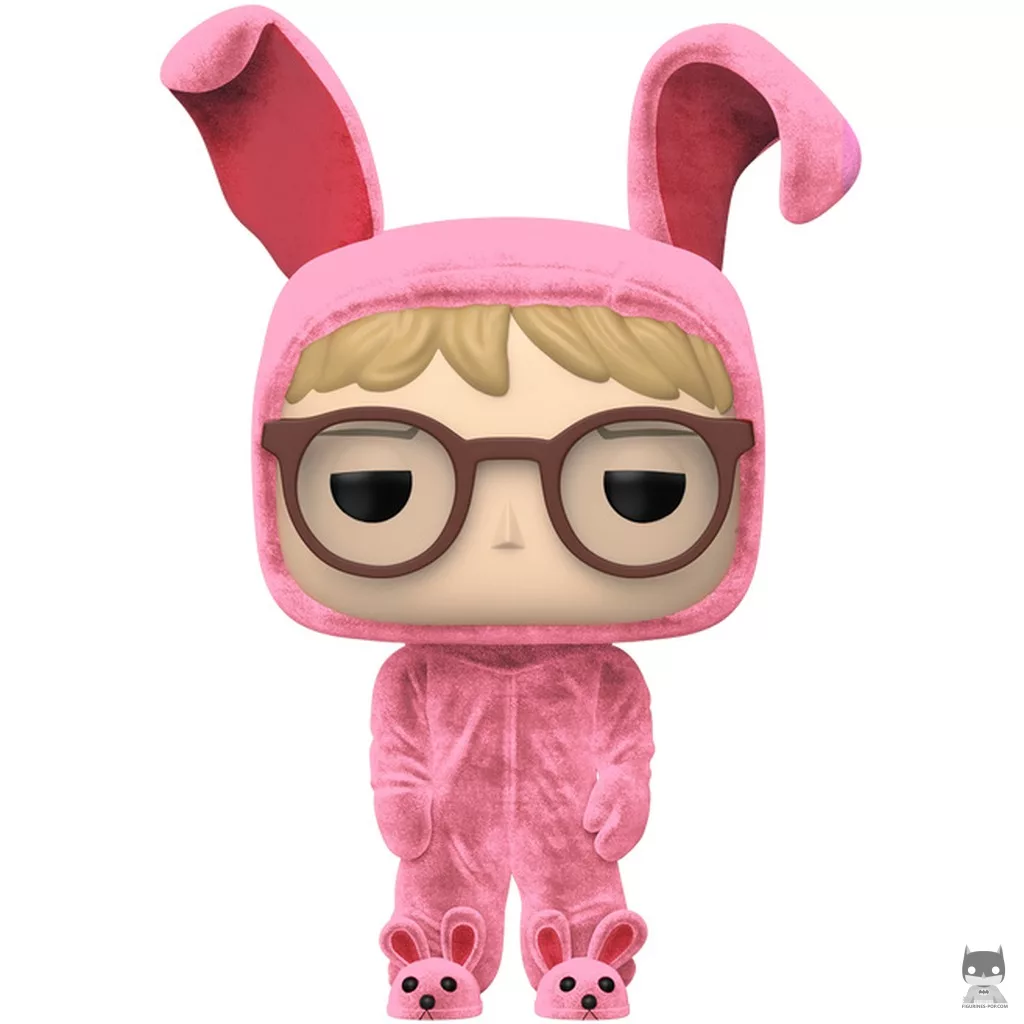 Figura Funko Pop! Ralphie con traje de conejo (Flocado) (Historias de Navidad)