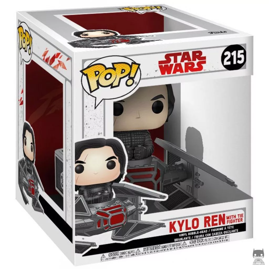 Figura Funko Pop! Kylo Ren en caza TIE en su caja