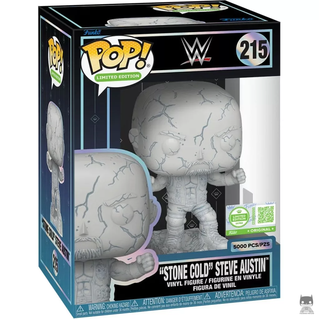 Figura Funko Pop! Stone Cold Steve Austin (Estatua) en su caja