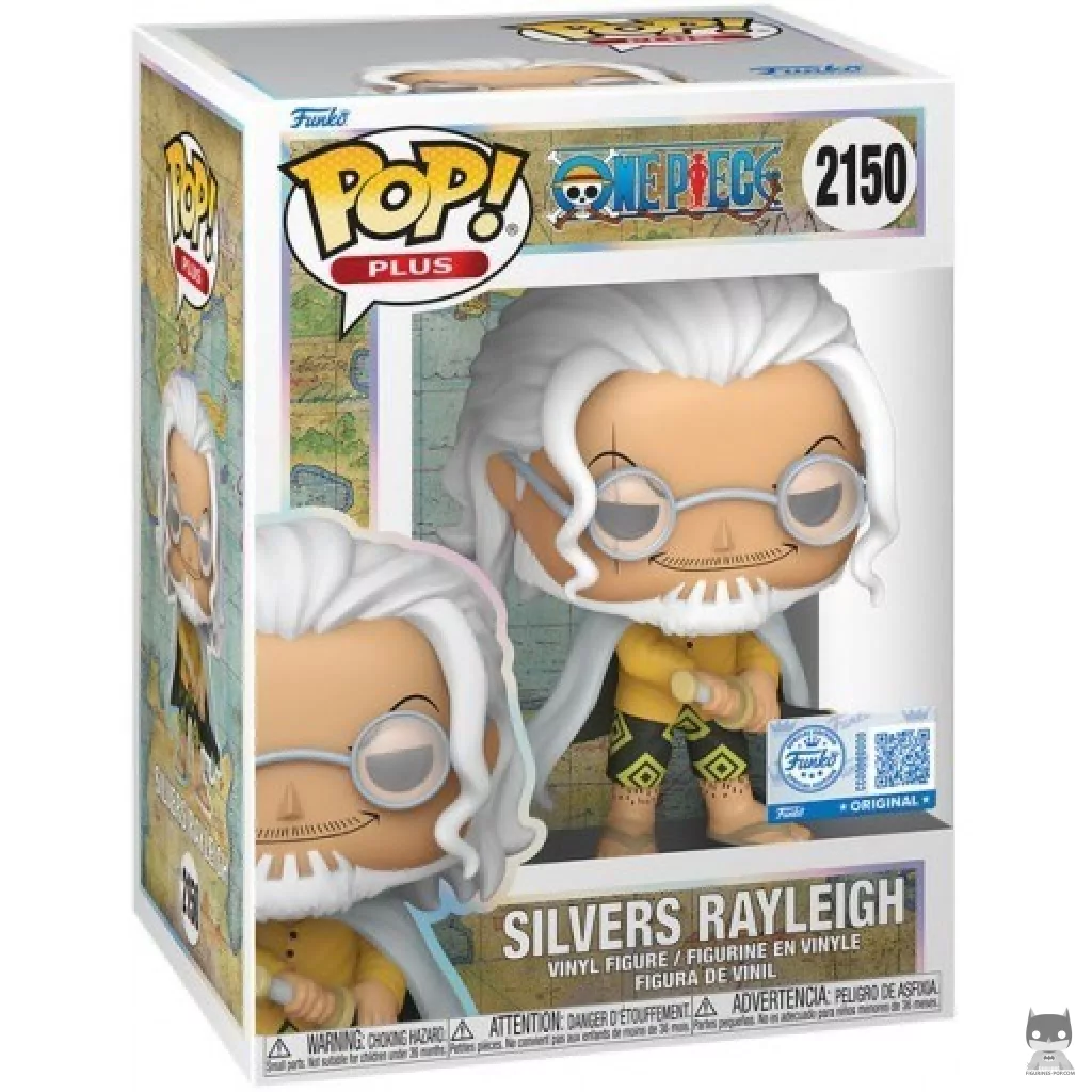 Figura Funko Pop! Silvers Rayleigh (Egghead) en su caja