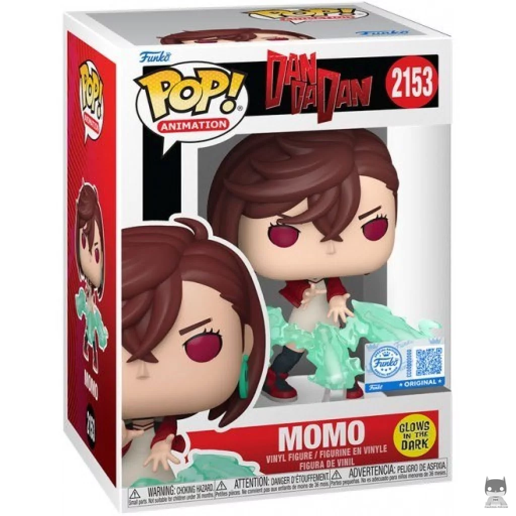 Figura Funko Pop! Momo (Brilla en la oscuridad) en su caja