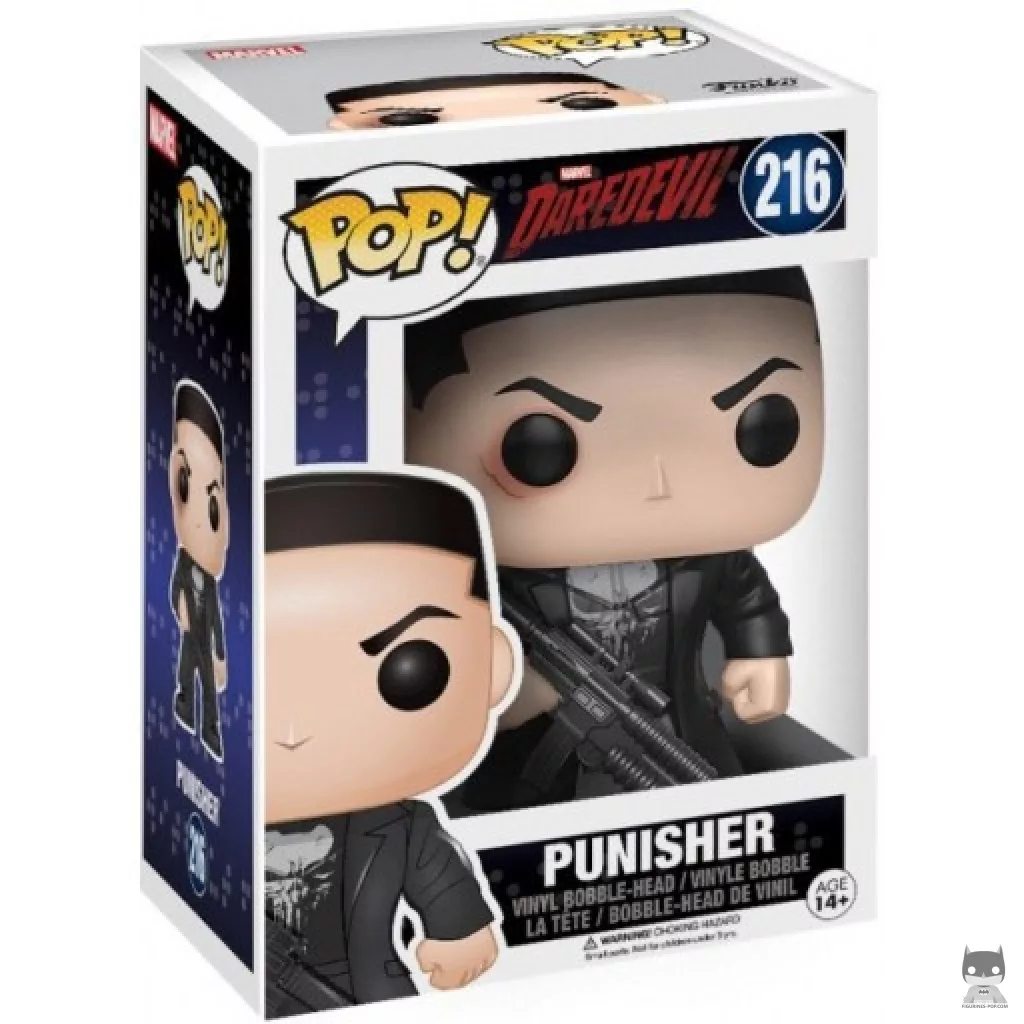 Figura Funko Pop! Punisher en su caja
