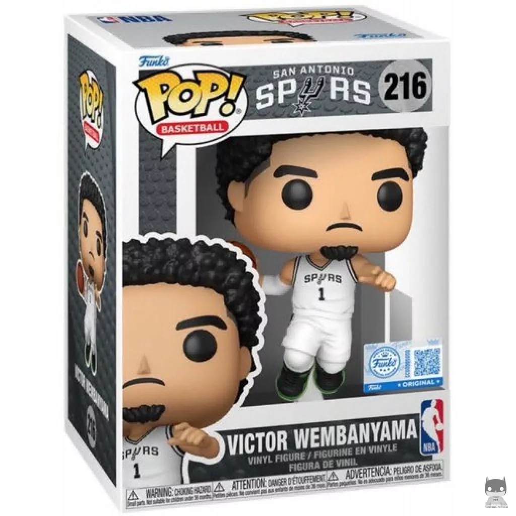 Figura Funko Pop! Victor Wembanyama en su caja