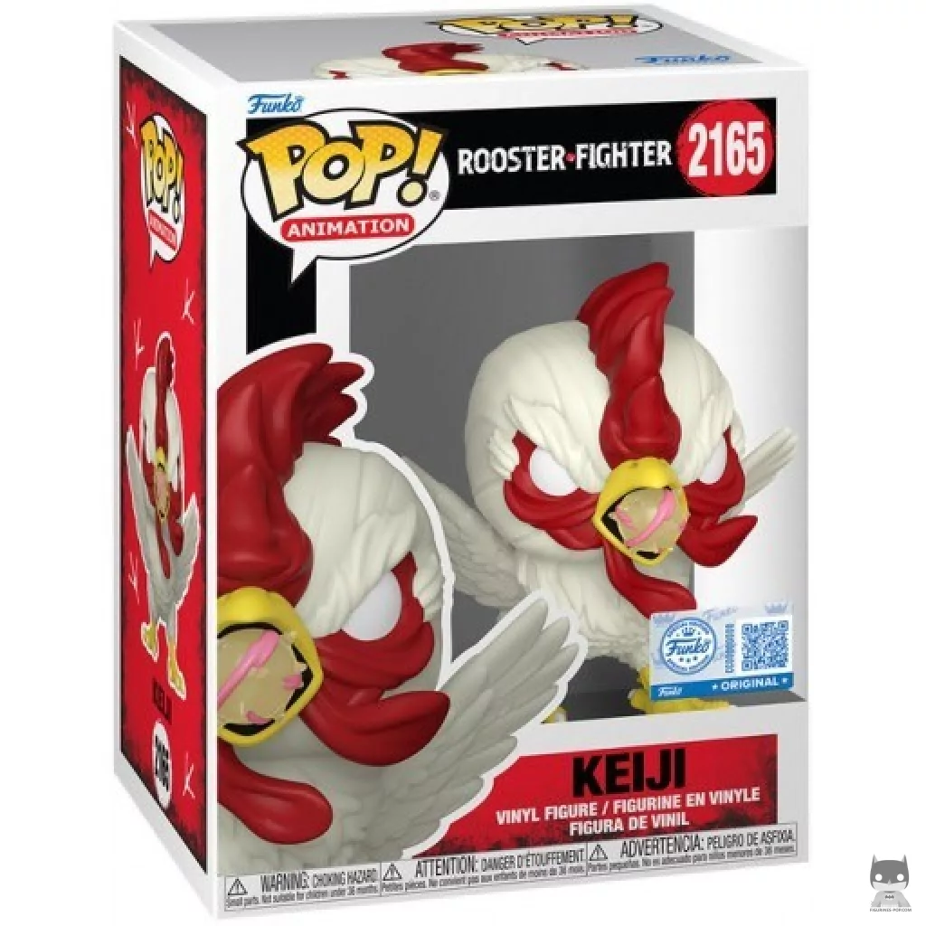 Figura Funko Pop! Keiji en su caja