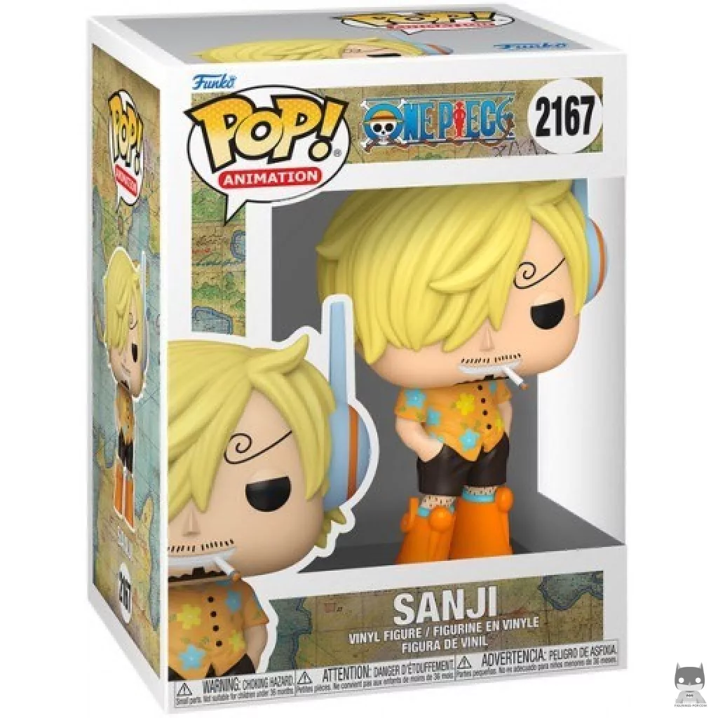 Figura Funko Pop! Sanji (Egghead) en su caja