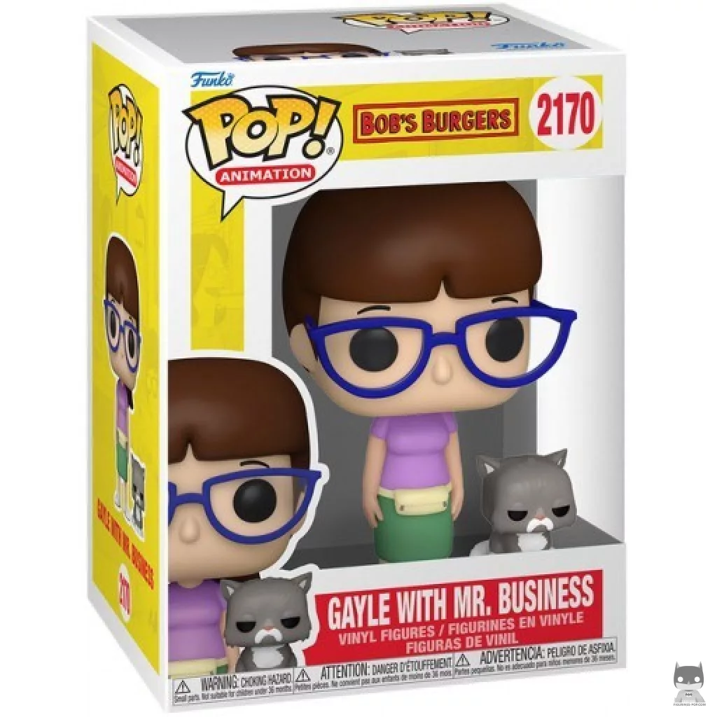 Figura Funko Pop! Gayle con Mr. Business en su caja
