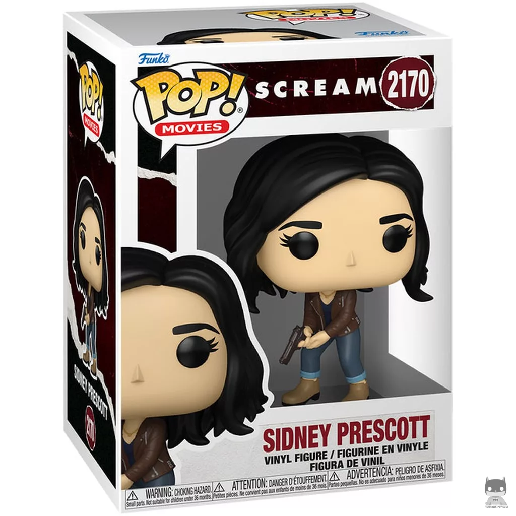 Figura Funko Pop! Sidney Prescott en su caja