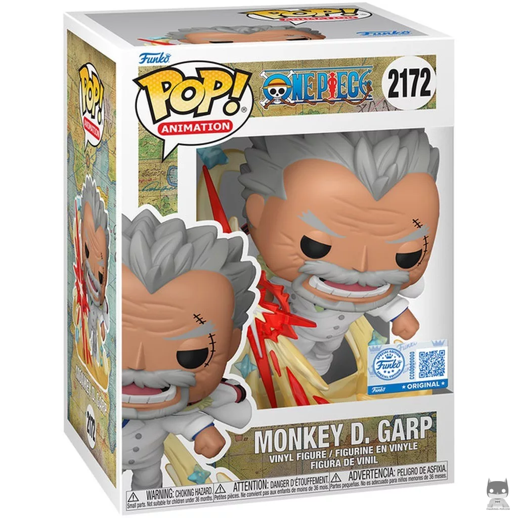 Figura Funko Pop! Monkey D. Garp en su caja