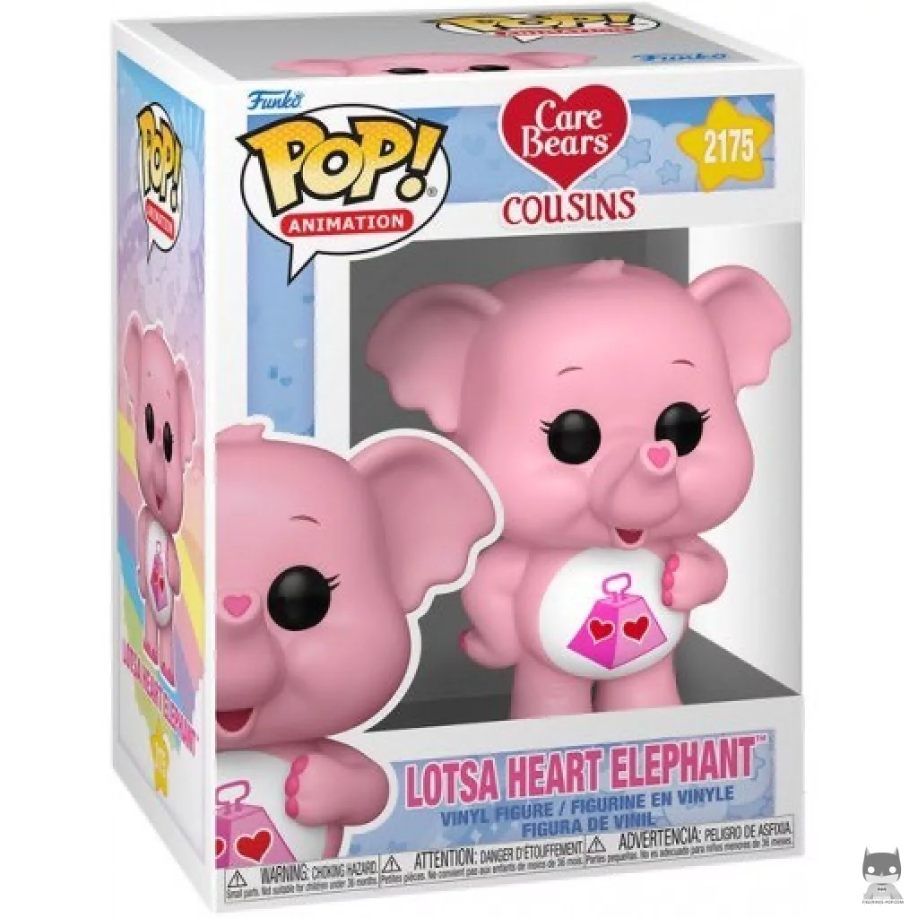 Figura Funko Pop! Lotsa Heart Elefante en su caja