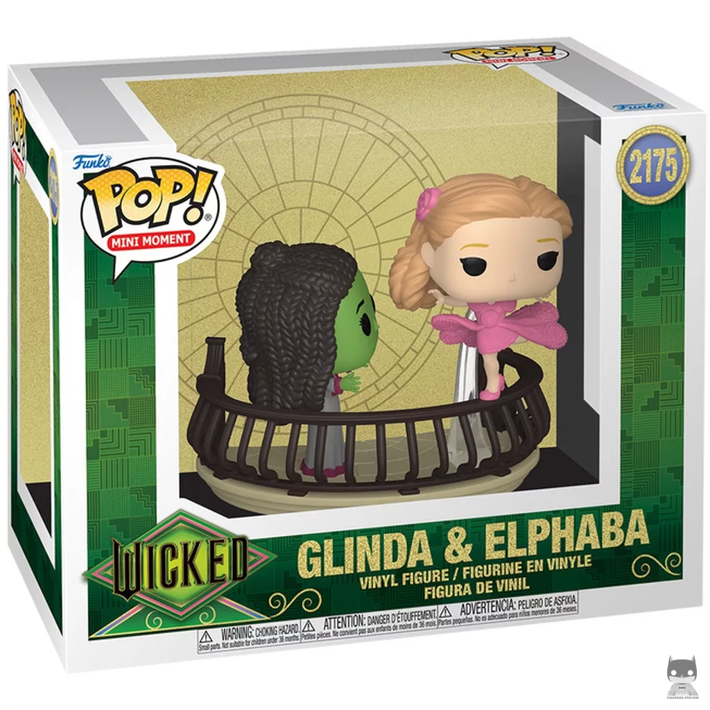 Figura Funko Pop! Glinda & Elphaba en su caja