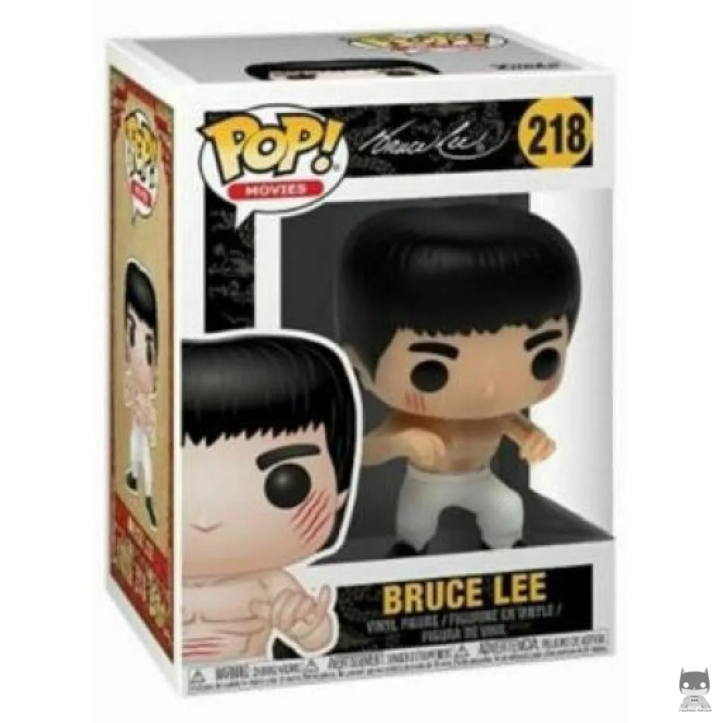 Figura Funko Pop! Bruce Lee (Pantalón blanco) en su caja