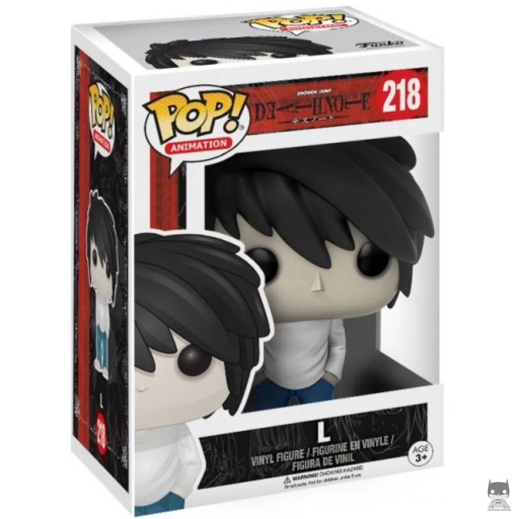 Figura Funko Pop! L en su caja
