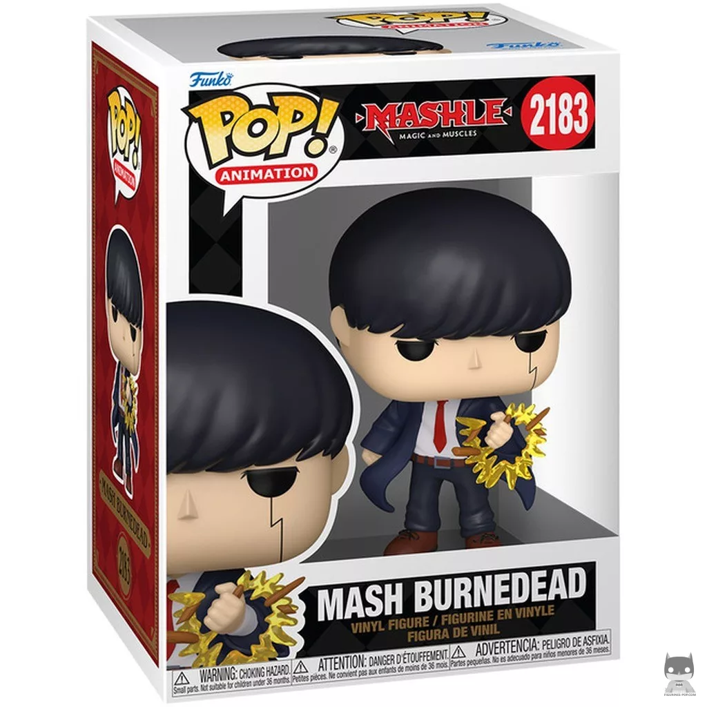 Figura Funko Pop! Mash Burnedead en su caja