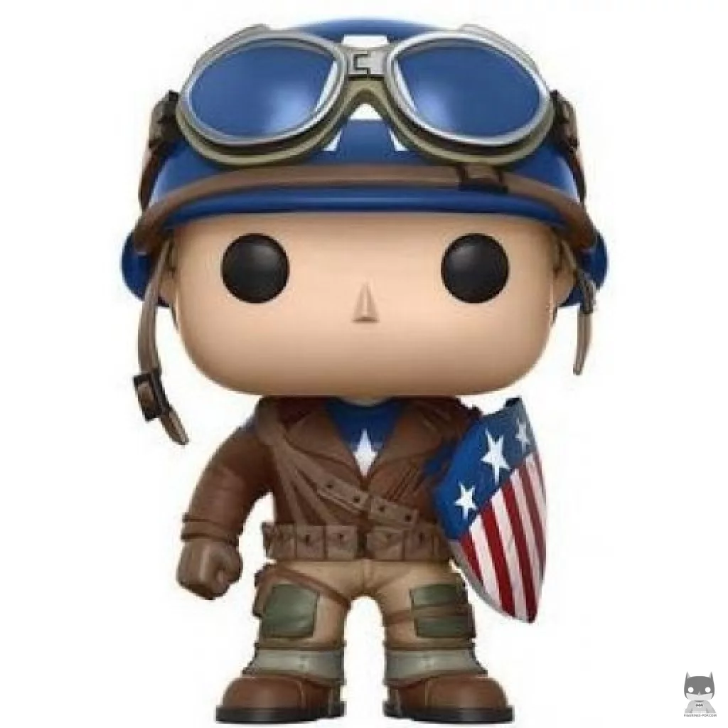 Figura Funko Pop! Capitán América (Segunda Guerra Mundial) (Capitán América: Civil War)
