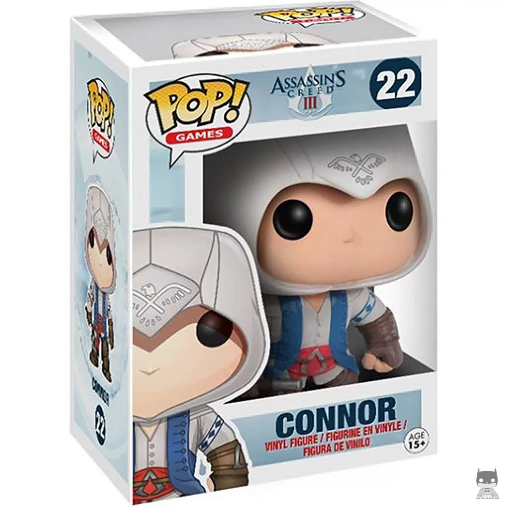 Figura Funko Pop! Connor Kenway en su caja