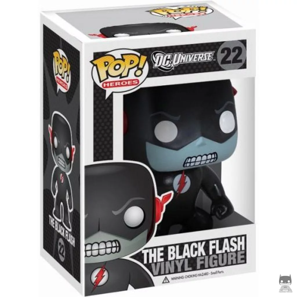 Figura Funko Pop! Flash Negro en su caja