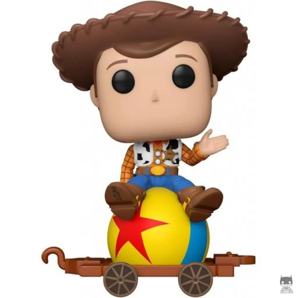Figura Funko Pop! Woody sobre la pelota Luxo (Disney 100)