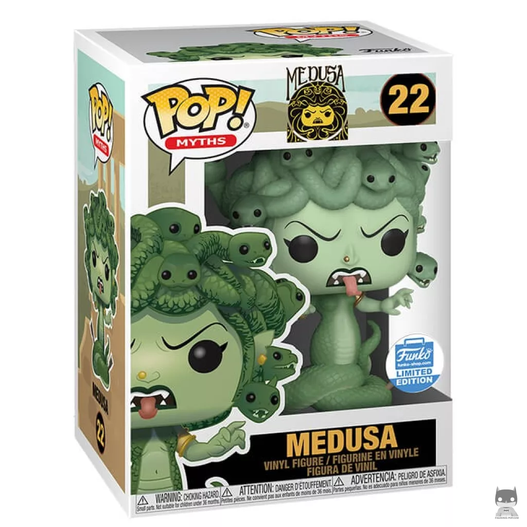 Figura Funko Pop! Medusa en su caja